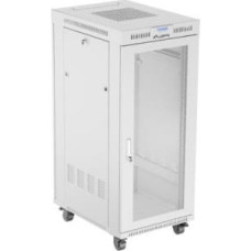 Lanberg Free-standing installation rack cabinet 19 inches 27U 600x800 perforated doors LCD gray (Flat pack)