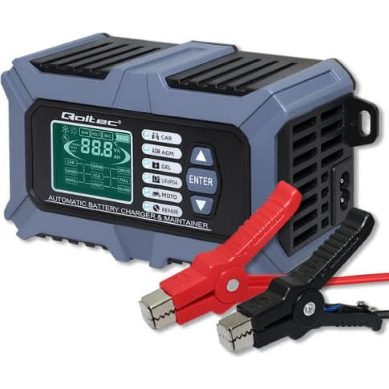 Qoltec Charger with battery tester 12V 6A repair fu