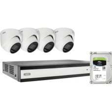 Abus ABUS TVVR33843D 8-Kanal Hybrid Analog Komplettset TVVR33843D IP-Overvågningssæt Bredbånd 2960 x 1665 Pixel