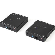 Startech .com HDMI uber IP Extender Kit - Video over IP Externeder mit Videowand unterstutzung - HDMI Extender / Verlangerung - 4K - Video-, Audio-, Infrarot- und serielle Erweiterung - 1GbE - bis zu 100 m - fur P/N: ST12MHDLAN4R, VIDWALLMNT