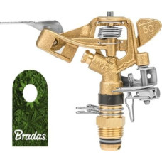 Bradas Mosiężny zraszacz pulsacyjny obrotowy regulowany 360 GZ1/2