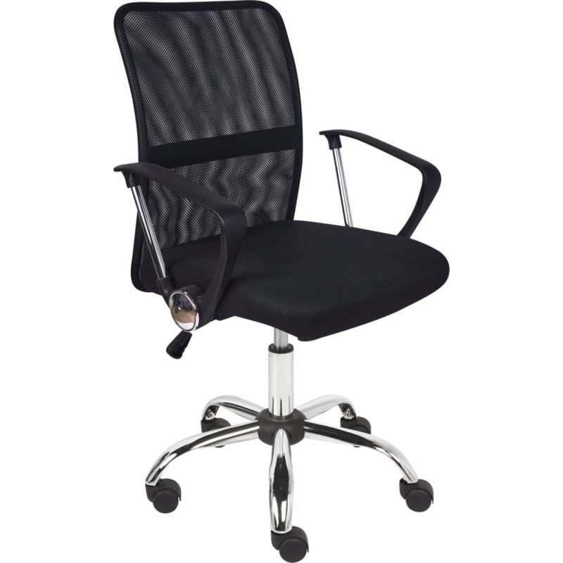 Beliani Fotel biurowy Czarny BEST