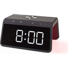 Nedis Budzik Nedis WCACQ30BK 5–15 W 2x alarm podświetlenie Czarny