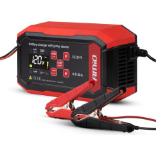 Amio Prostownik cyfrowy z wspomaganiem rozruchu agm gel std lfp max 16a 12v 24v pro amio-04529