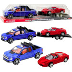 Leantoys Zestaw Samochód Terenowy Z Lawetą Samochód Sportowy EDUKAMP