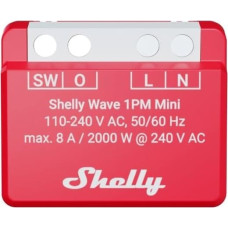 Shelly Wave 1PM Mini LR viedais Z-Wave relejs