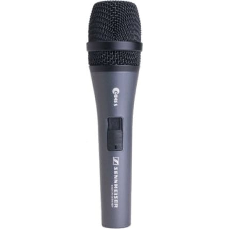 Sennheiser e 845-S - dinamiskais mikrofons, superkardioīds, pārslēdzama versija