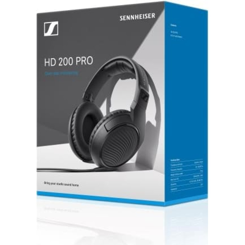 Sennheiser HD 200 PRO - profesionālas austiņas, slēgtā veidā