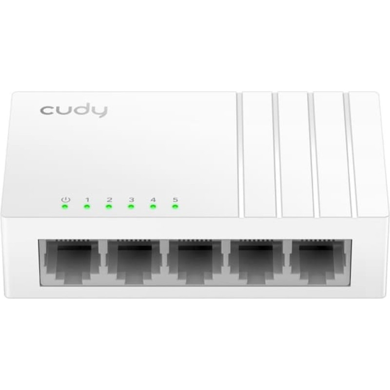 Cudy GS105U tīkla komutators Nepārvaldīts Gigabit Ethernet (10/100/1000) Balts