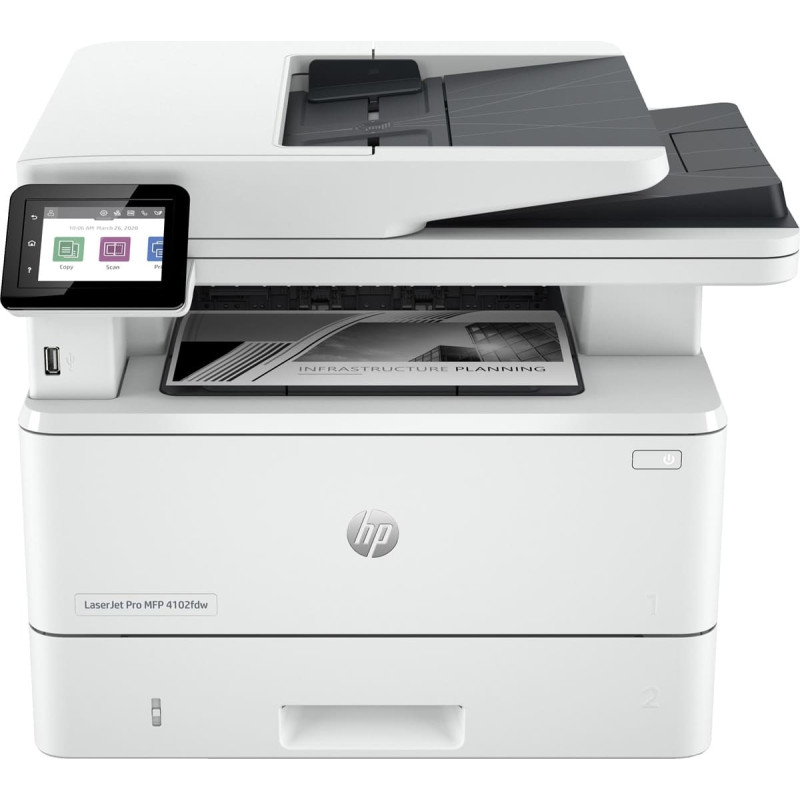 Hewlett-Packard HP LaserJet Pro MFP 4102fdw printeris Lāzerprinteris A4 1200 x 1200 DPI 40 lpp/min Wi-Fi