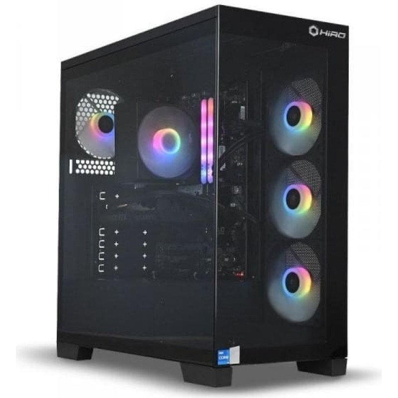 Hiro Komputer Hiro Komputer Aurora AMD Ryzen 5 7500X3D, Intel ARC B580 12GB, 32GB RAM, 1TB SSD, WIFI, W11H