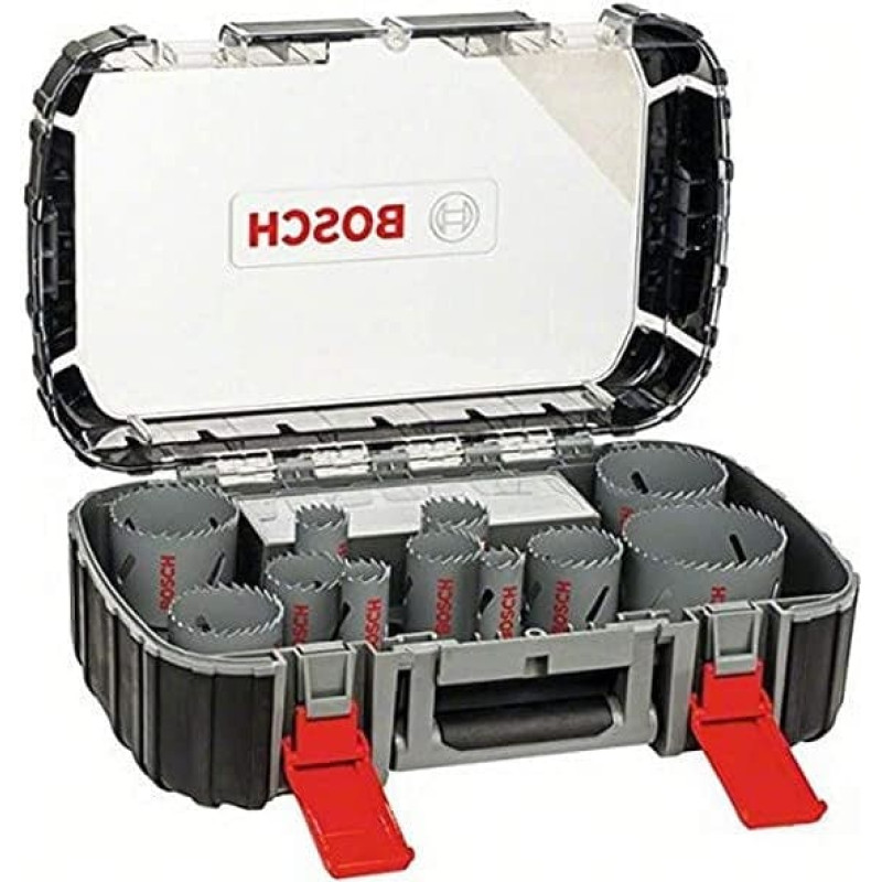 Bosch Bosch HSS bimetal universal hole saw set, 17 pieces