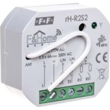 F&F F&Home Radio Przekaźnik dwukanałowy z podwójnym nadajnikiem