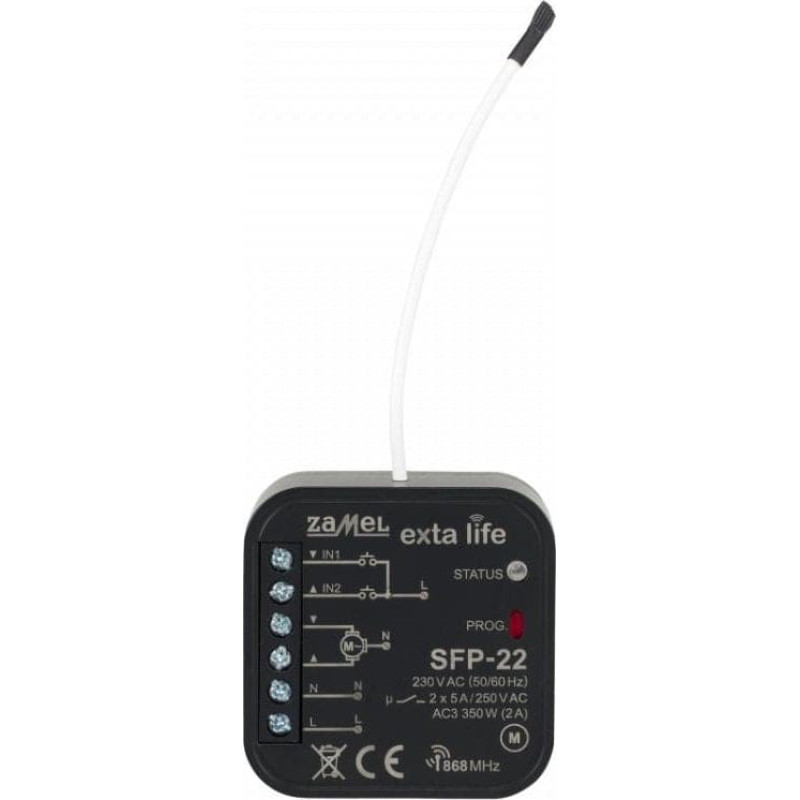Zamel Exta Life - Sterownik żaluzji fasadowych SFP-22