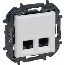 Legrand Niloe Step Gniazdo podwójne 2xRJ45 kat. 5e utp - kolor biały 863160B