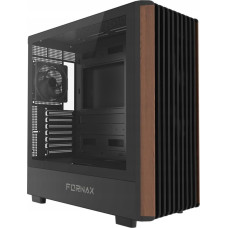 Gembird Obudowa Gembird GEMBIRD Obudowa komputera FC-WOOD panel przedni - imitacja drewna czarny