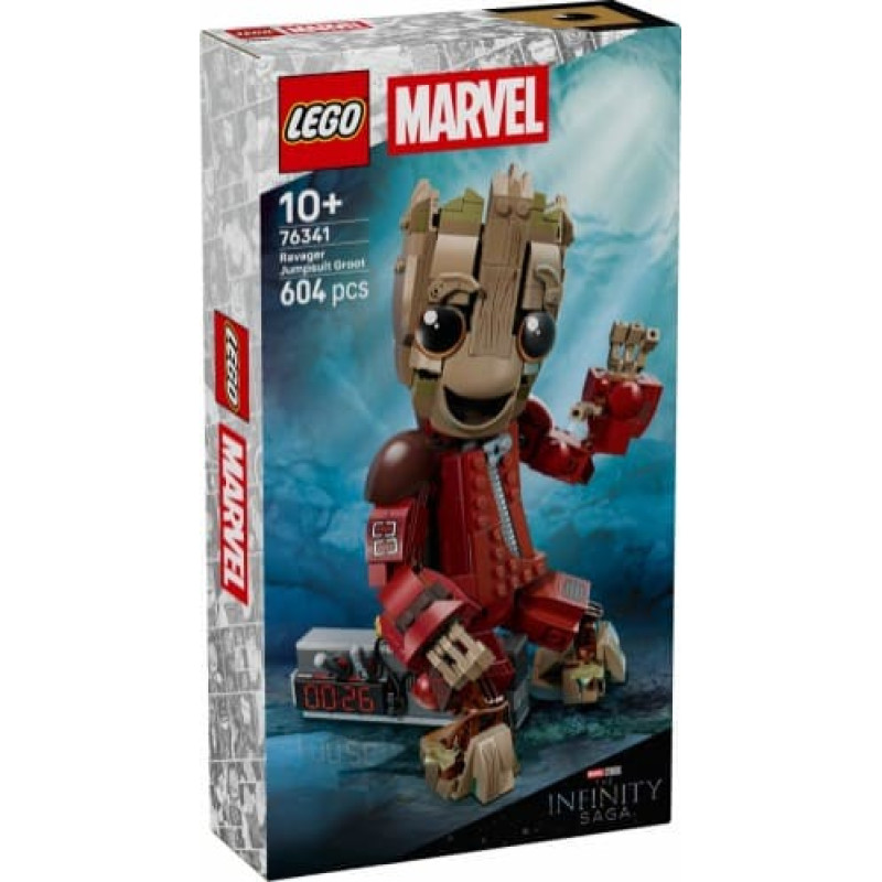 Lego Blocks Super Heroes 76341 Ravager Jumpsuit Groot