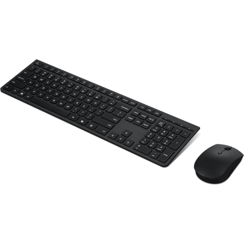 Lenovo Professional Wireless Rechargeable Keyboard and Mouse Combo AI - US English | Lenovo