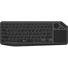C-Tech Klávesnice WLTK-02, Bezdrátová, Touchpad, černá
