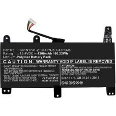 Coreparts Pamięć do laptopa CoreParts Battery 66.22Wh Li-Polymer