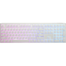 Ducky Klawiatura Ducky Ducky One 3 Classic Pure White Gaming Tastatur, RGB LED - MX-Blue (US)