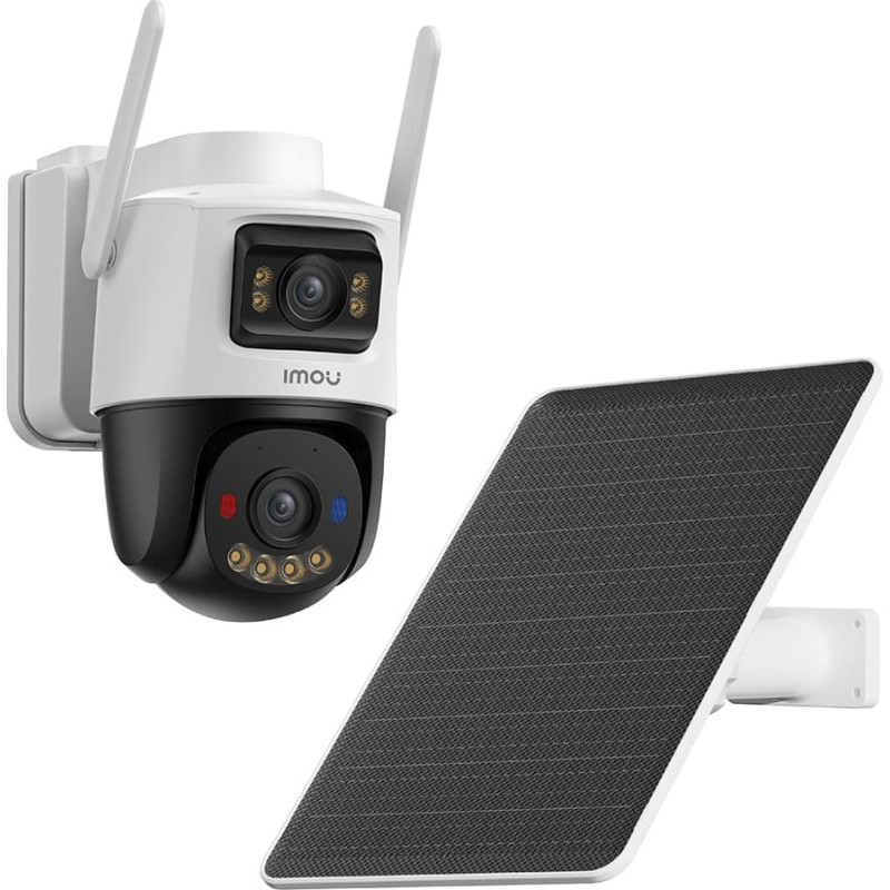 Imou Zestaw Kamera IP IMOU AOV Dual 5MP+5MP 2.4GHz / 5GHz WiFi+4G + panel solarny 8W
