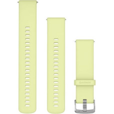 Garmin Schnellwechsel-Armband 22 mm Silikon Zitrone/Edelstahl