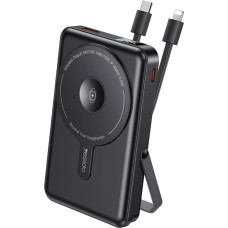 Yesido Powerbank YP72 10 000 mAh 22.5W USB-A+C + kabel USB-C+iP, CZARNY