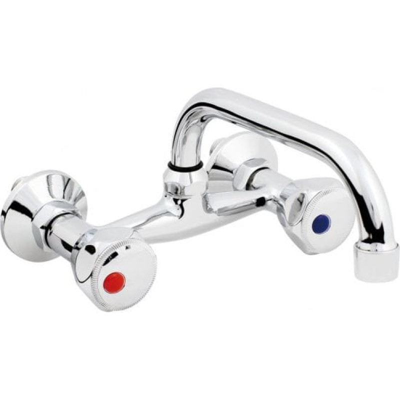 Hydroland Bateria umywalkowa Hydroland Standard ścienna chrom (5900238565102)