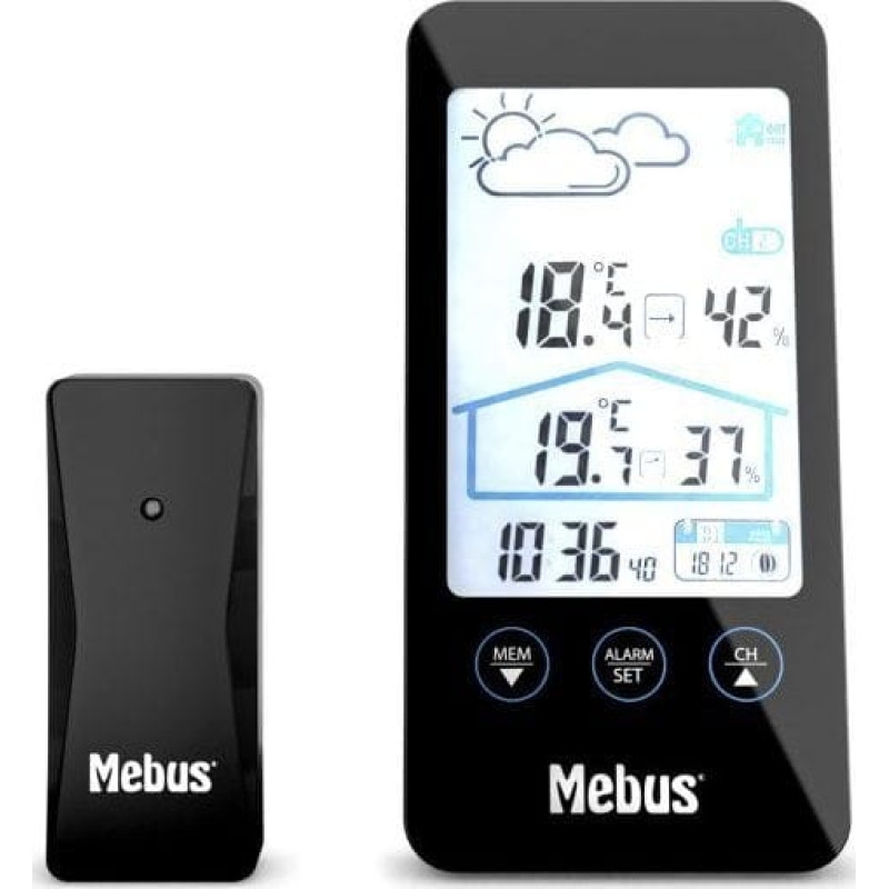 Mebus Stacja pogodowa Mebus Mebus 11908 Wireless Weather Station