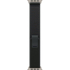 Apple 49mm Black Trail Loop - M/L - Natural Titanium Finish
