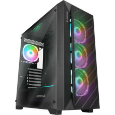 Rampage Obudowa Rampage Rampage Prime Mesh Obudowa PC 4x wentylator ARGB + hub E-ATX