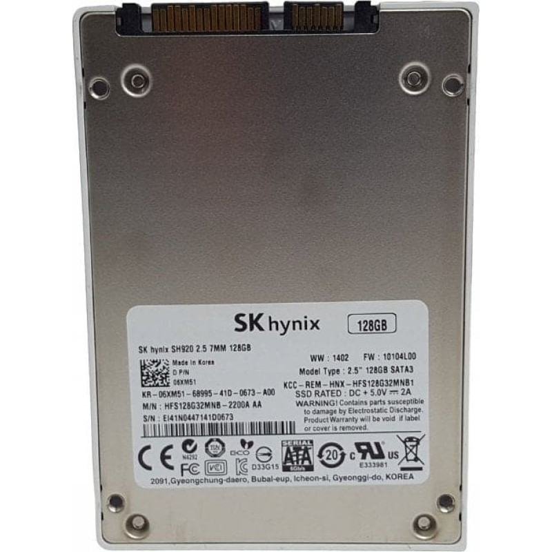 Hynix Dysk SSD Hynix Dysk SSD Hynix 128GB SATA SSD SSD0P29619