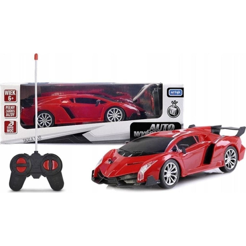 Artyk Auto wycigowe R/C Toys For Boys czerwone