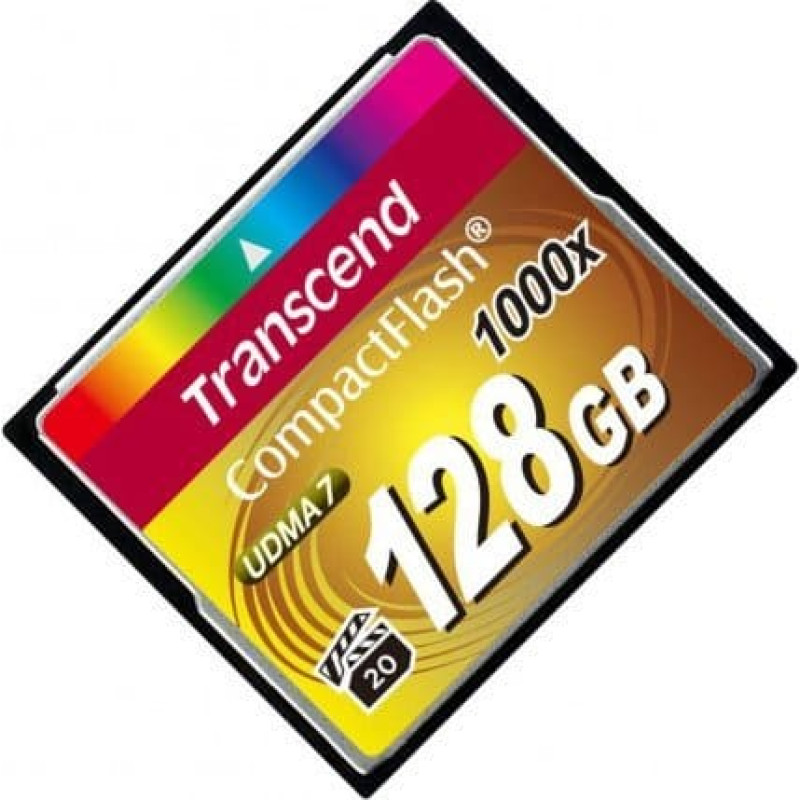 Transcend Karta Transcend 1000x Compact Flash 128 GB  (TS128GCF1000)