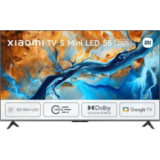 Xiaomi | TV | S Mini LED 2025 | 55 | Smart TV | Google TV | UHD | Black