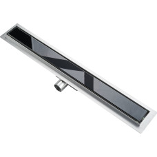 Hydroland HYDROLAND ODWODNIENIE LINIOWE SLEEK 600 CZARNE SZKŁO // OD.H.SLEEK-600-CZARNE