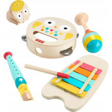 Mattel FP WOOD INSTRUMENTY ZESTAW DREWNO HXT90 WB4