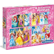 Clementoni Puzzle 20+60+100+180 Księżniczki (07721)