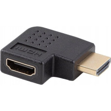 Lanberg Adapter AV Lanberg Adapter Lanberg HDMI(M) -> HDMI(F) 4K kątowy lewo czarny