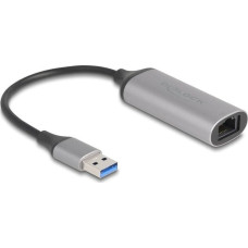 Delock 81571 zmieniacz płci / kabli USB Type-A RJ-45 Antracyt