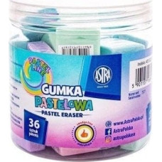 Astra Gumka kwadratowa pastel 28x28mm (36szt) ASTRA