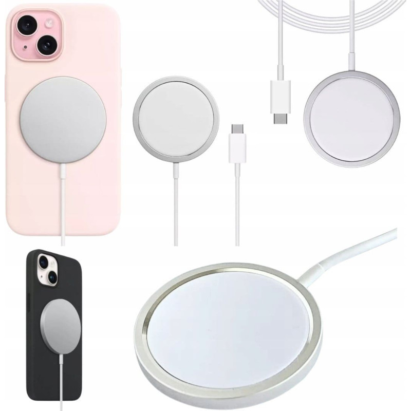 Noname Ładowarka . DENMEN ŁADOWARKA INDUKCYJNA MAGNETYCZNA IPHONE DW02