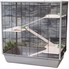 Inter Zoo INTER-ZOO Klatka DIEGO + WOOD JAPANDI 780x480x970