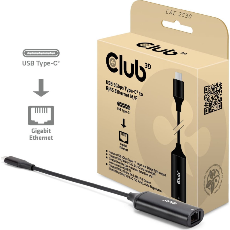 Club 3D CLUB3D CAC-2530 huby i koncentratory