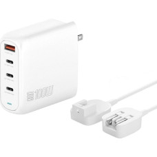 4Smarts Ładowarka sieciowa 4smarts Flex Pro 100W 3xUSB-C + 1xUSB-A Travel Edition biała