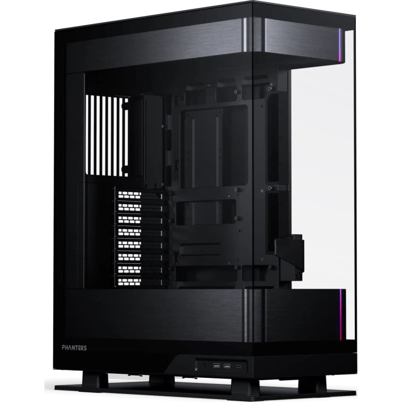 Phanteks Evolv X2 PC-Gehäuse, Midi-Tower, E-ATX, Tempered Glass, DRGB - schwarz