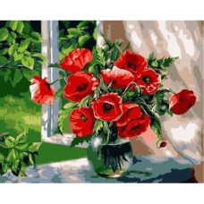 Norimpex Malowanie po numerach - 40x50cm Bukiet maki