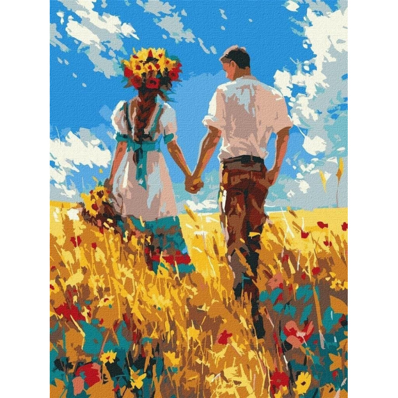 Norimpex Malowanie po numerach - Spacer zakochanych 30x40cm
