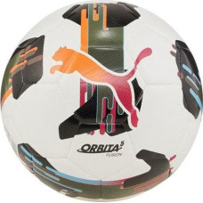 Puma Piłka nożna Puma Orbita 5 Fusion biało-pomarańczowo-czarna 84331 01 5